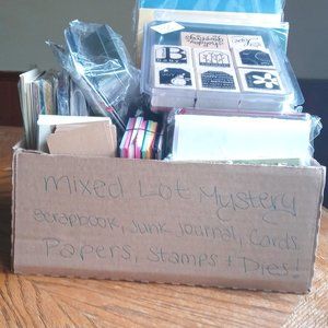 Mixed Lot Mystery Box Scrapbook, JunkJournal, Card